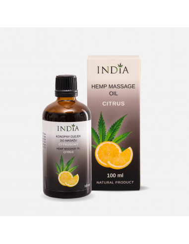 Huile de massage chanvre / citron - India