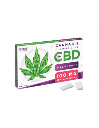 Chewing Gums Cassis CBD - 100 MG