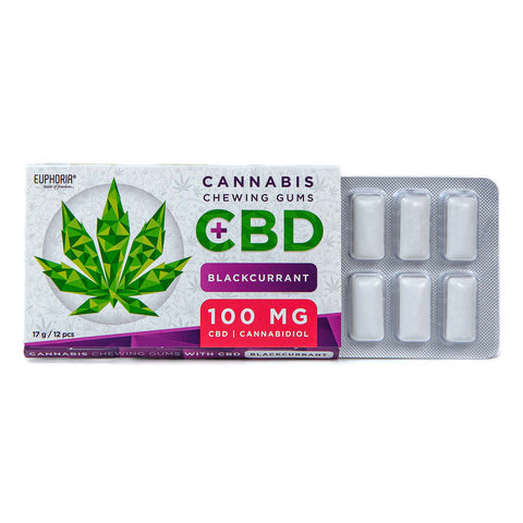 Chewing-Gum Cassis 100mg Cassis